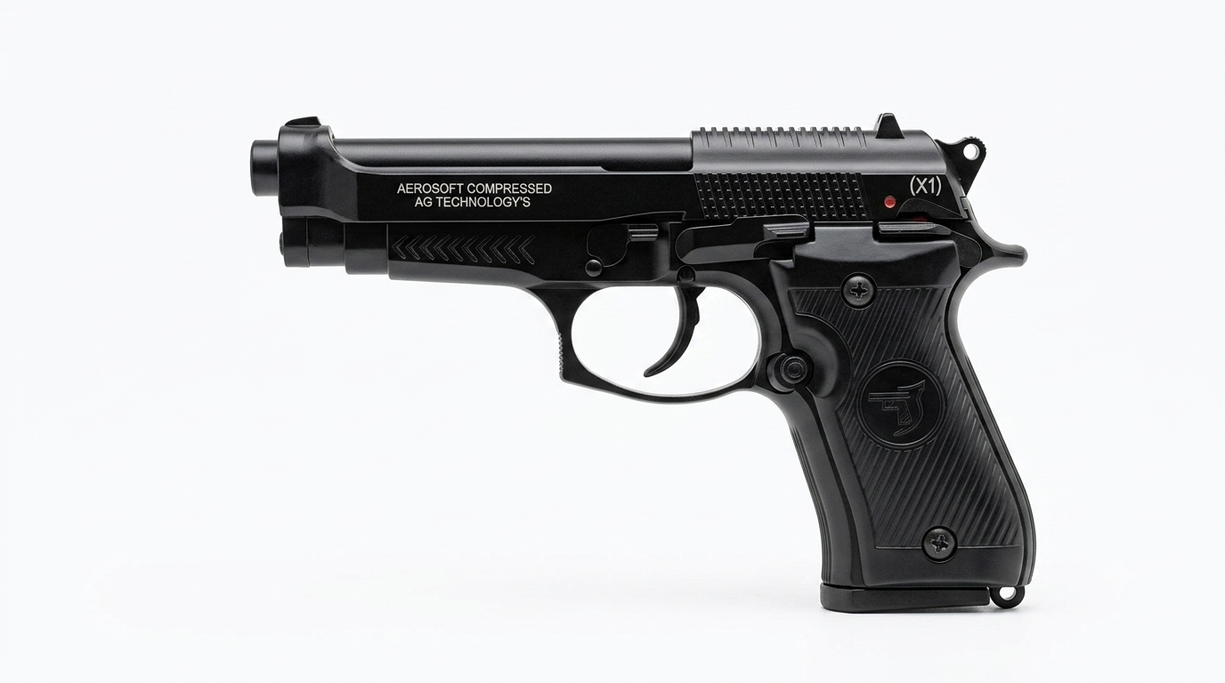Aerosoft X1 Premium Air Pistol | 15-Round BB (No License)
