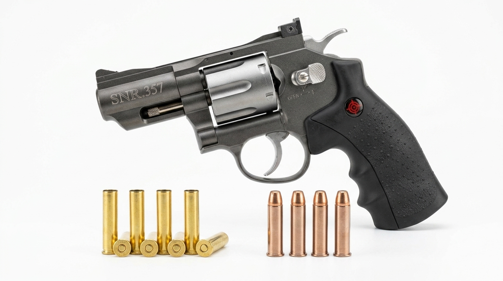 SNR .357 CO2 Air Revolver | Dual Ammo (Pellet & BB) | No License