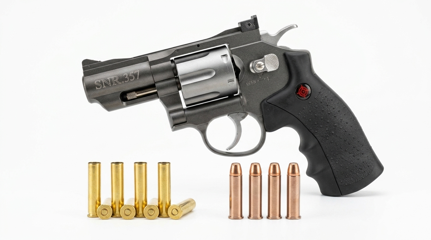 SNR .357 CO2 Air Revolver | Dual Ammo (Pellet & BB) | No License