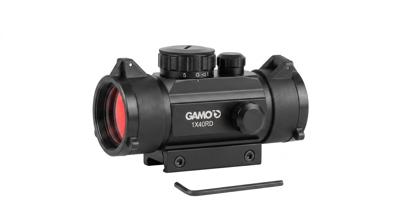 GAMO 1X40RD Red Dot Sight | 40mm Airgun Optic