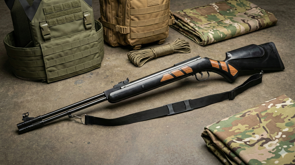 Canon 500 Double Barrel Air Rifle | .177 Cal Target Gun