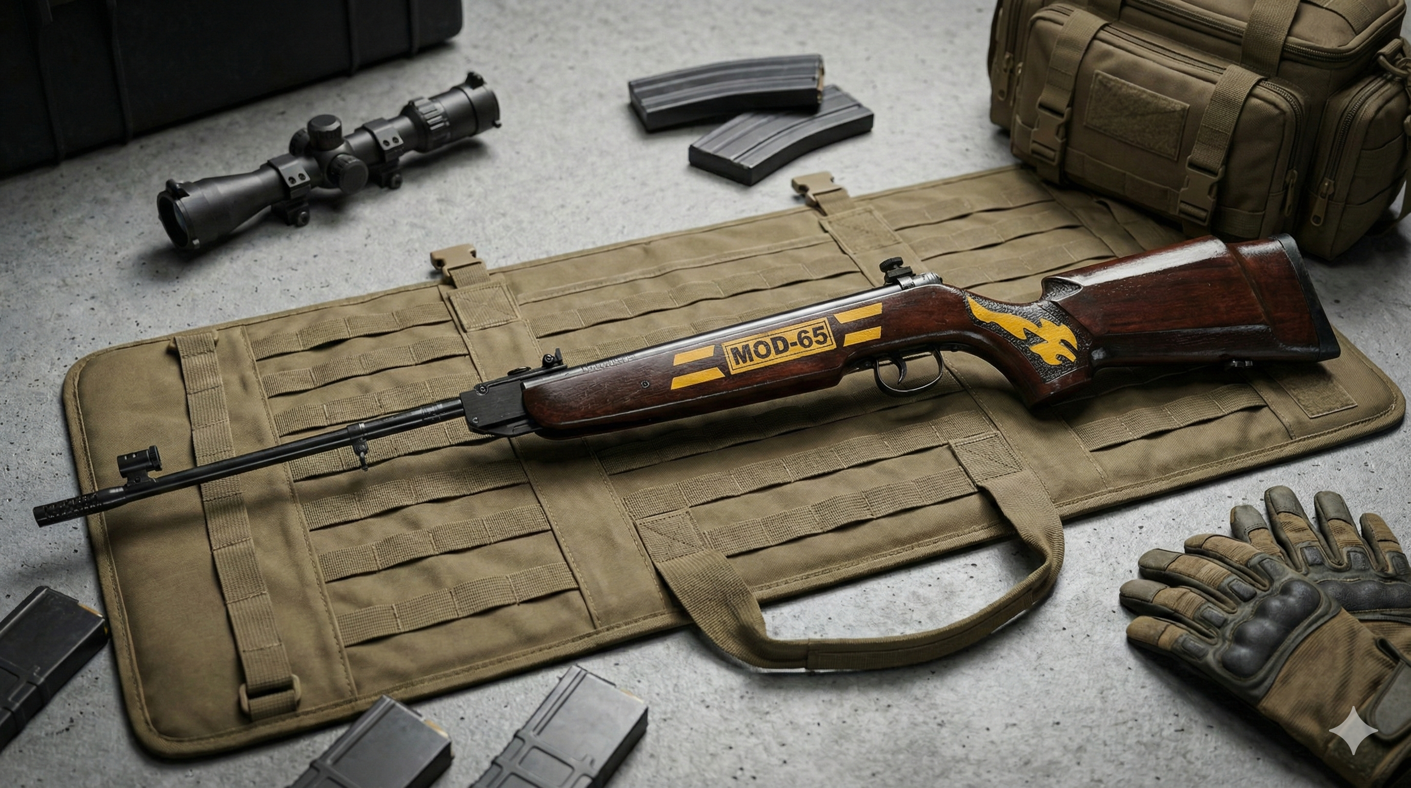 Mod 65 Air Rifle | Balanced .177 Cal Target Gun