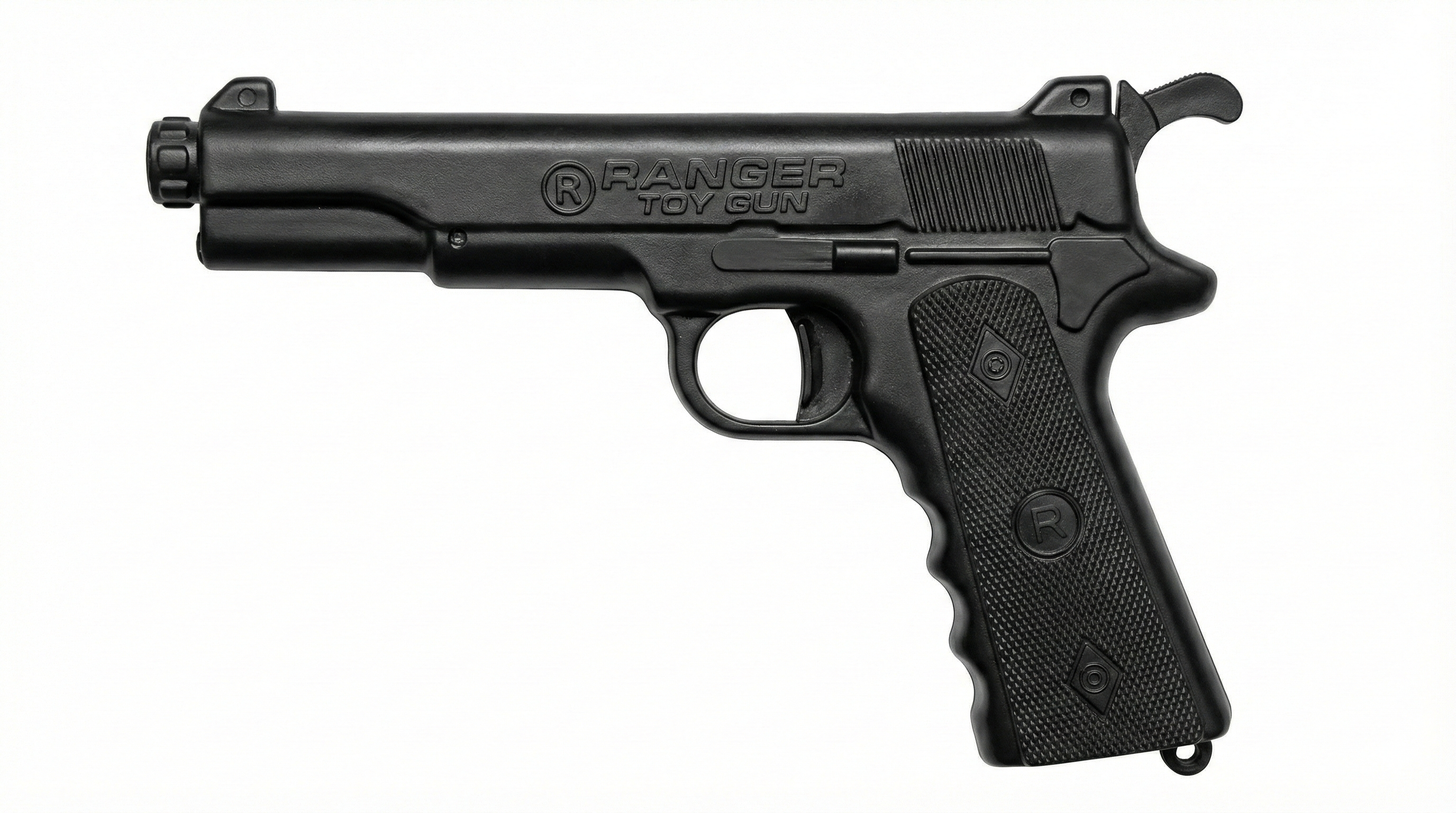 Ranger Metal Sound Gun | Heavy Cork Toy Pistol with Cover