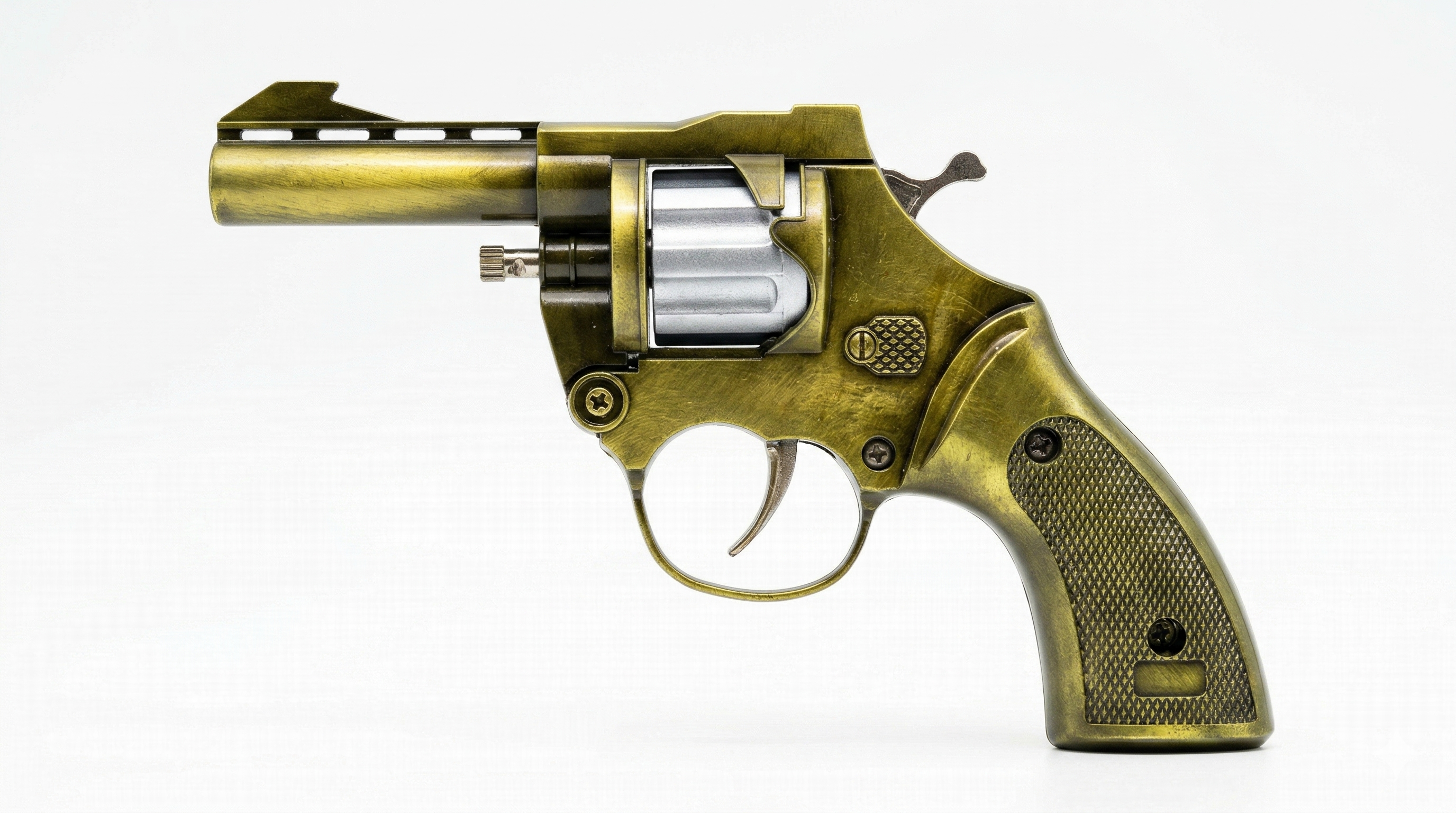 Revolver Sound Gun | Full Metal | 8-Shot Toy Pistol for Diwali