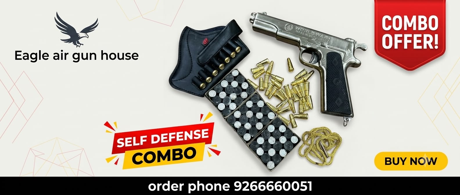 World War Sound Gun Combo with Sound Cork, Holster & Fake Bullets