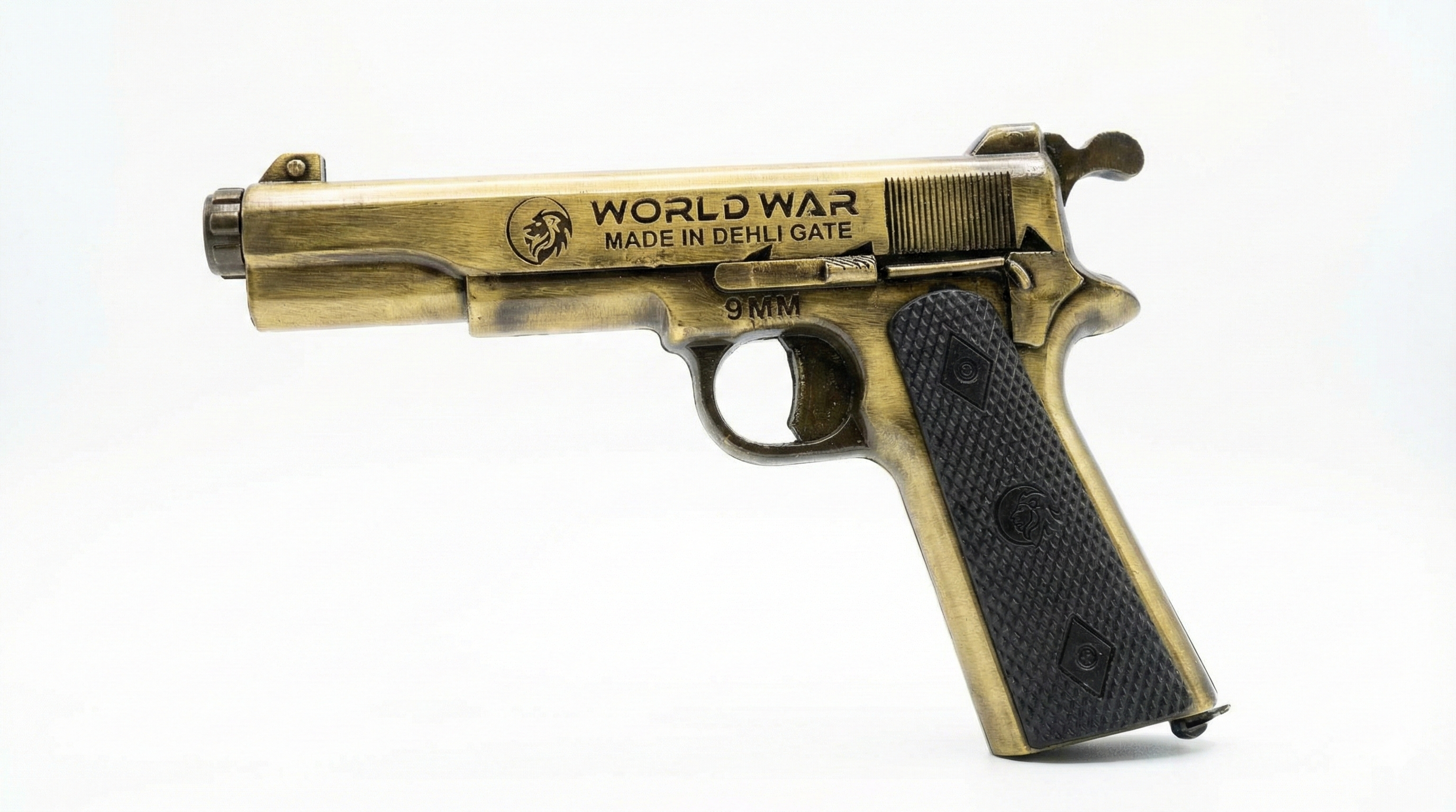 World War Metal Sound Gun | Premium Cork Toy Pistol